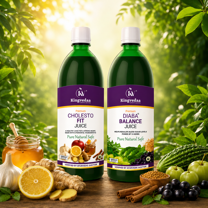 Diaba Balance Juice + Cholesto Fit Juice Combo